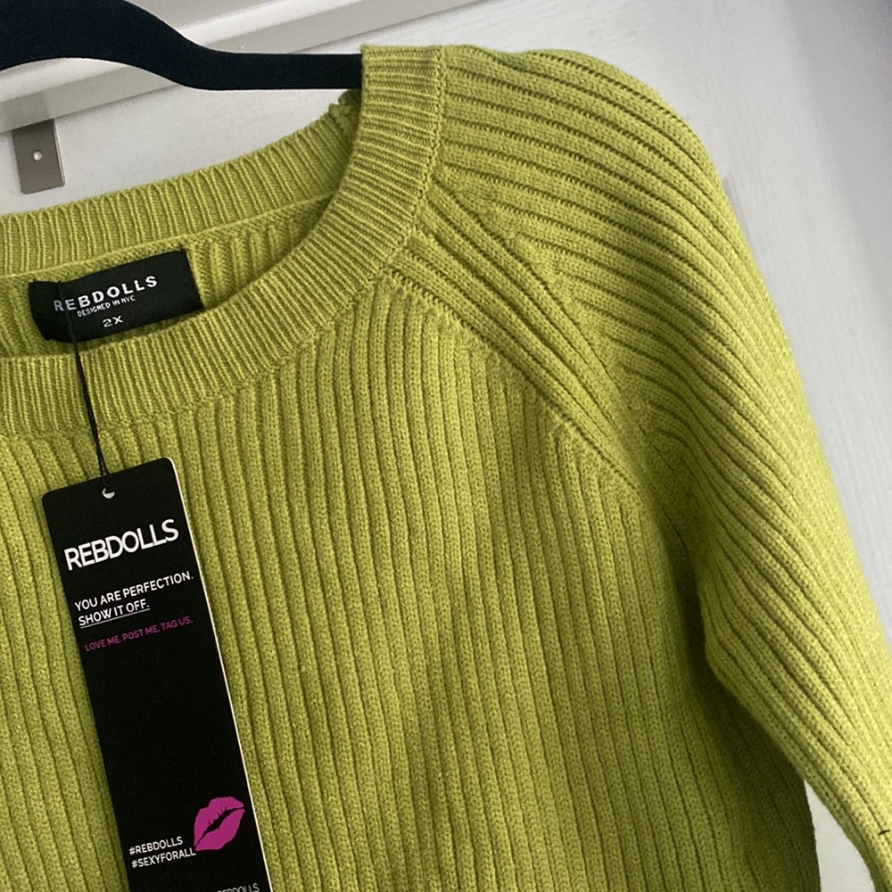 REBDOLLS | Ribbed Cropped Sweater - Picture 4 of 8